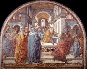 GOZZOLI, Benozzo Expulsion of Joachim from the Temple g china oil painting reproduction